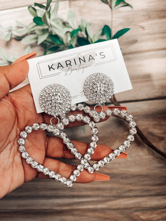 Valentines dazzle earrings