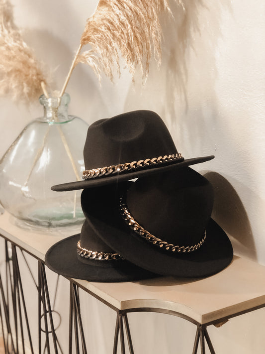 London Hat (black) - KARINA’S  BOUTIQUE