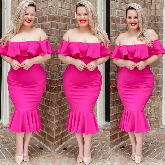 Lola dress (hot pink) - KARINA’S  BOUTIQUE