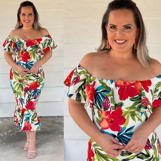 Tropical vacay dress