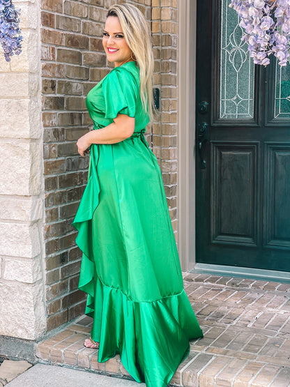 Antonia emerald maxidress