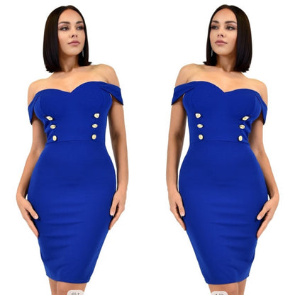 Alma dress (blue)