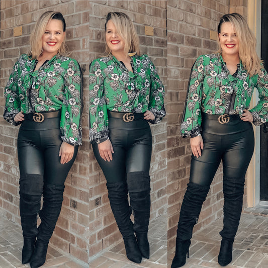 Floral vibe blouse - KARINA’S  BOUTIQUE