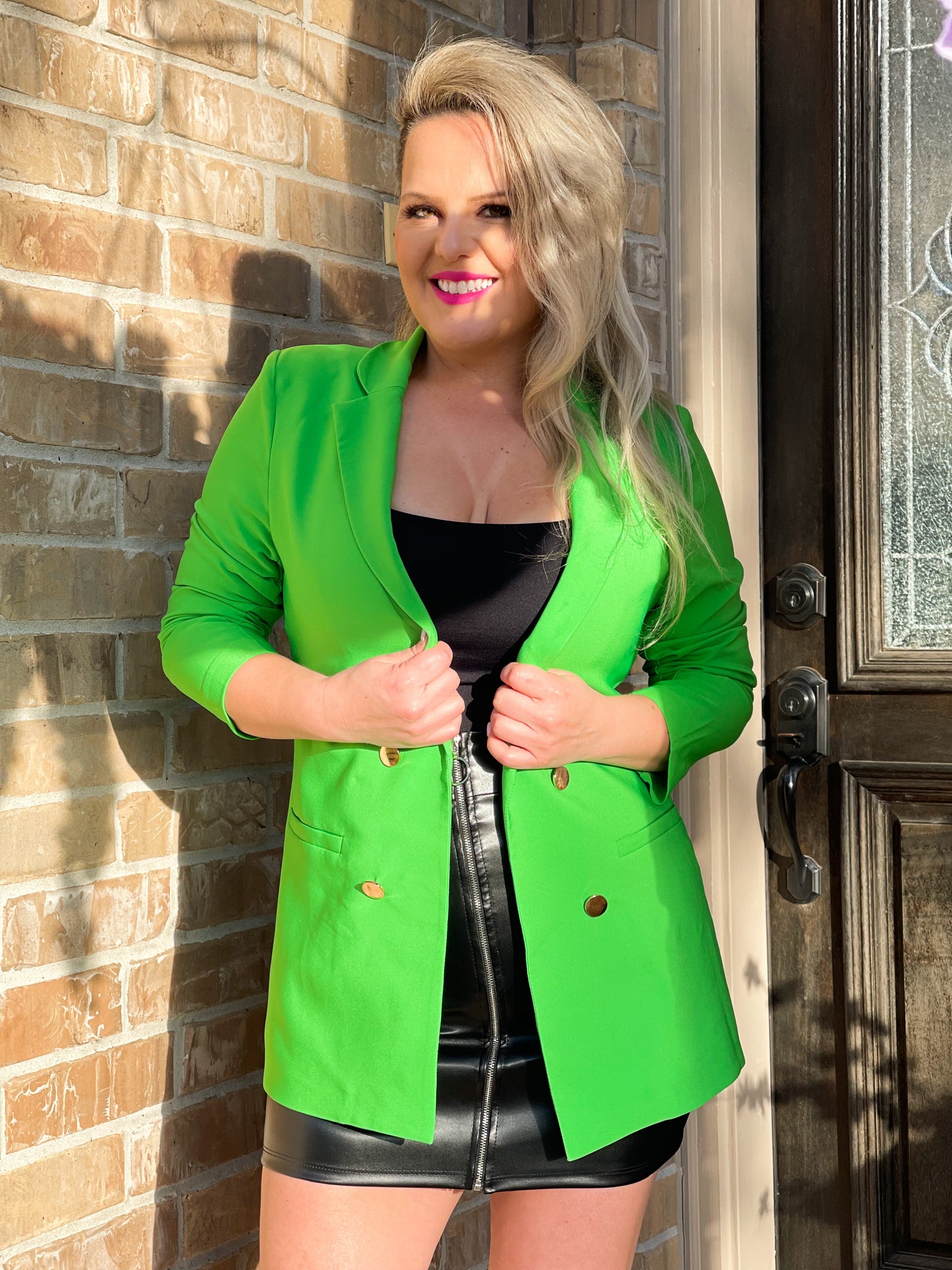 Bloom blazer (green)