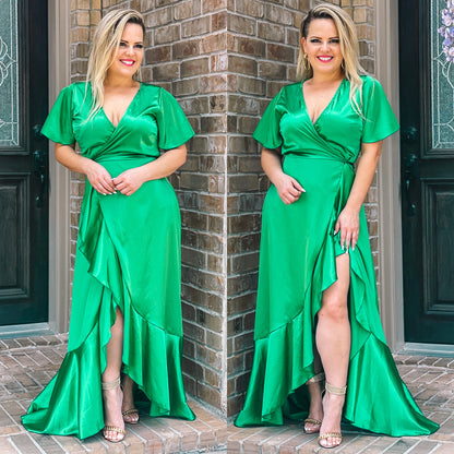 Antonia emerald maxidress