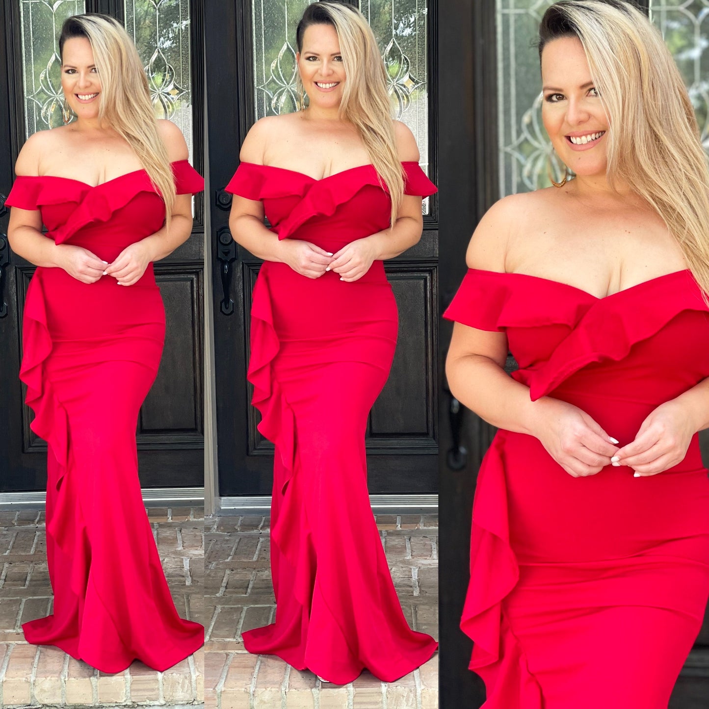 Allure Maxidress (red)