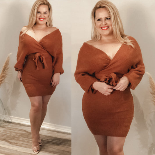 Pumpkin Suffle Minidress - KARINA’S  BOUTIQUE