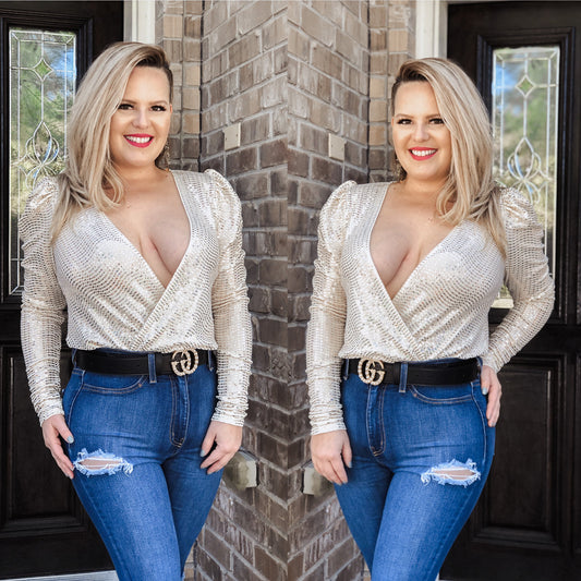 Sparkle Bodysuit - KARINA’S  BOUTIQUE