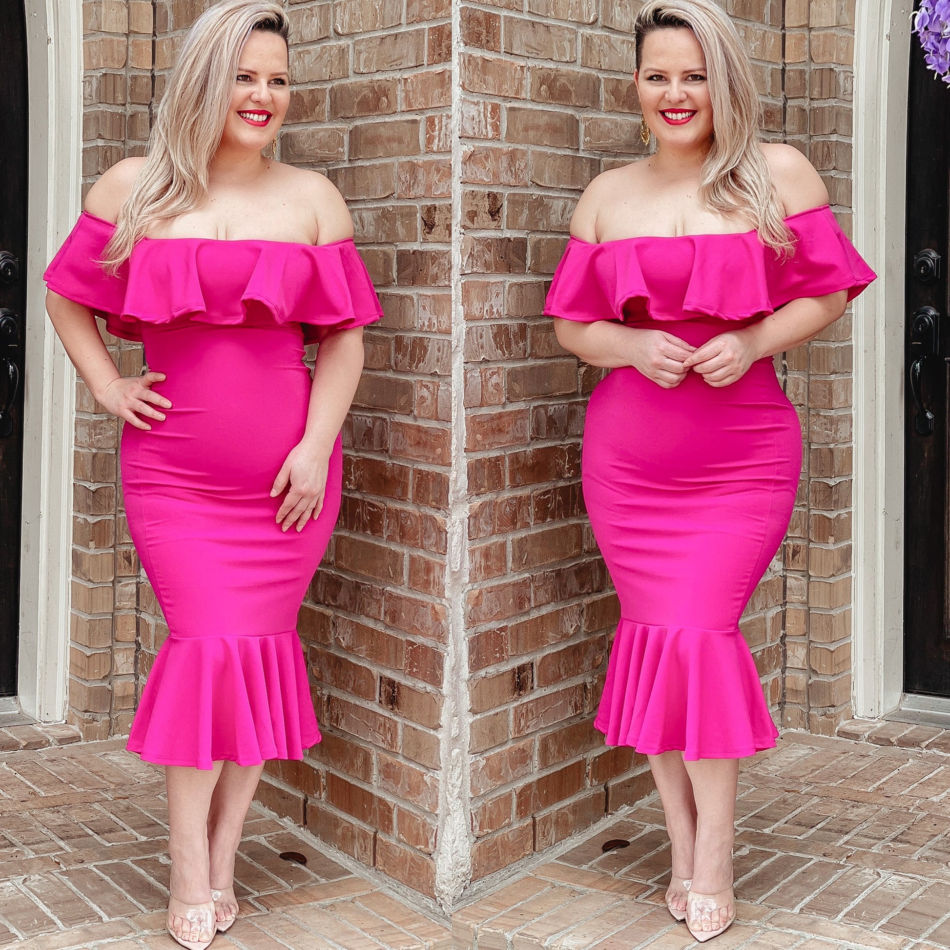 Lola dress (hot pink) - KARINA’S  BOUTIQUE