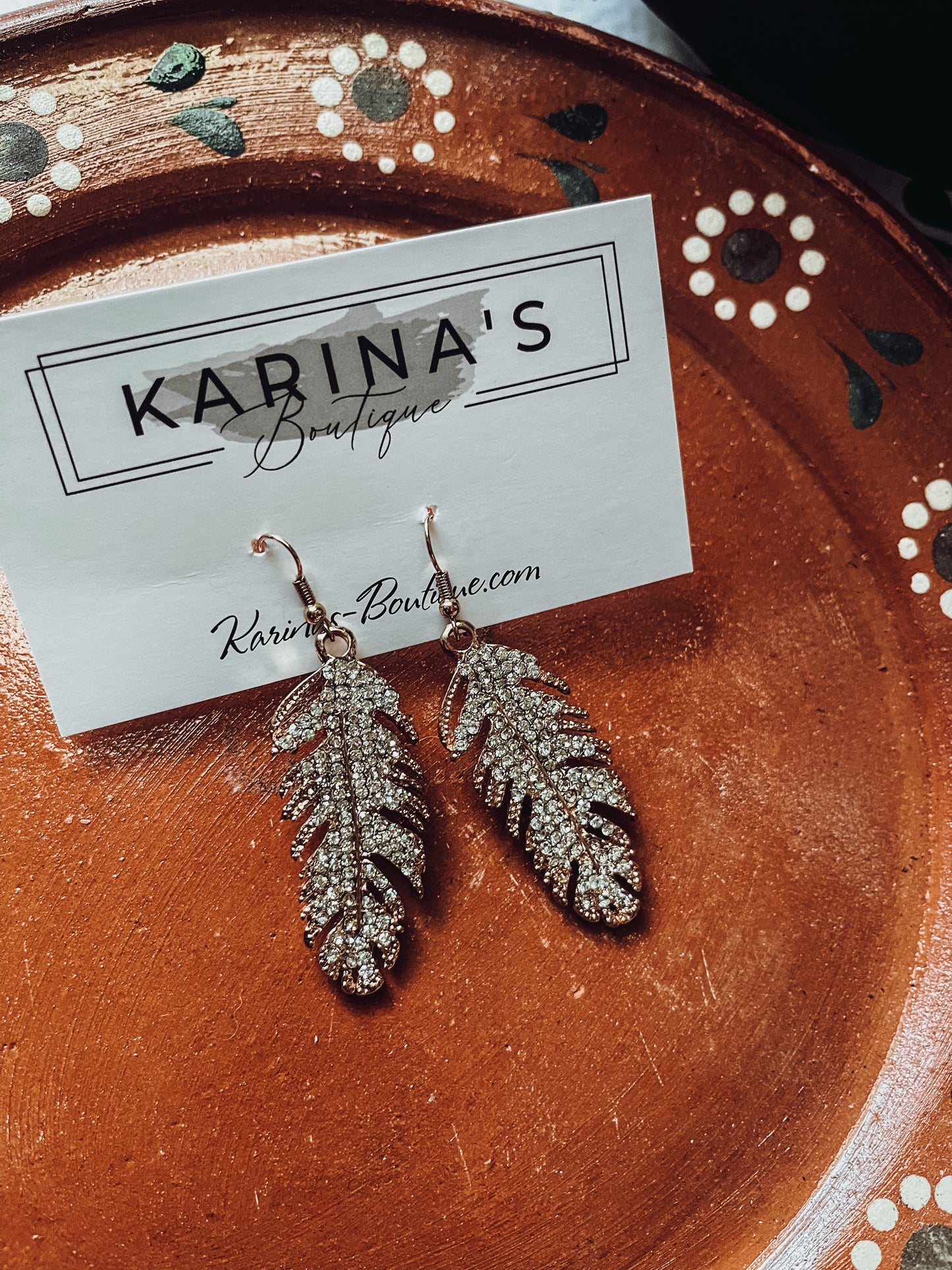 Leaf earrings