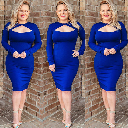 Blue vibe dress - KARINA’S  BOUTIQUE