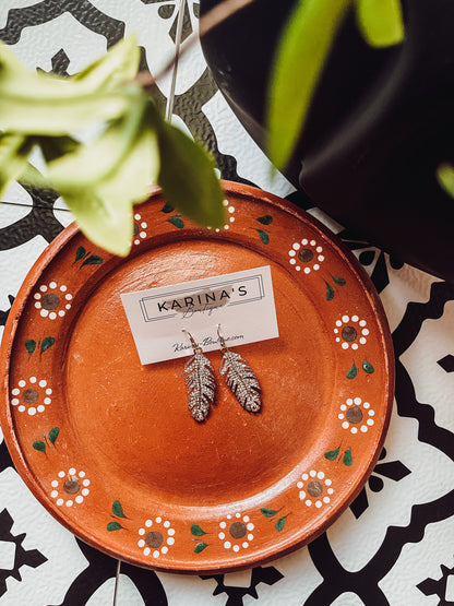 Leaf earrings