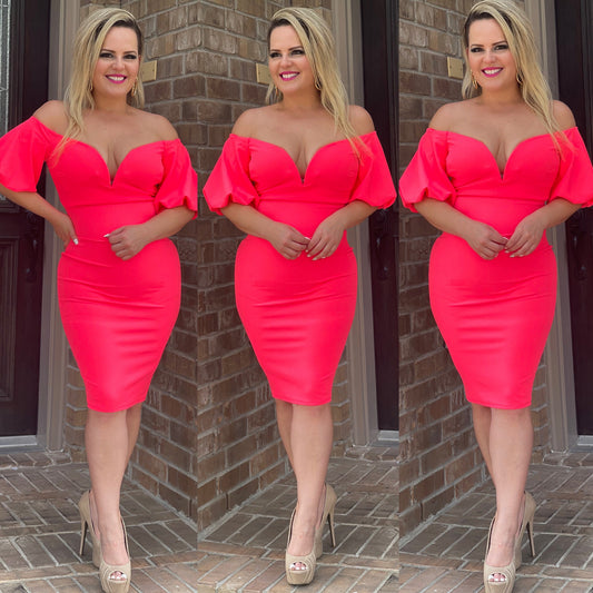 Summer Vibe dress coral