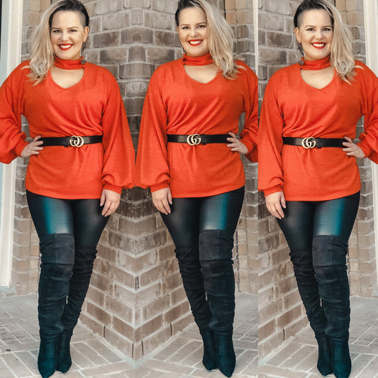 Pumpkin top - KARINA’S  BOUTIQUE