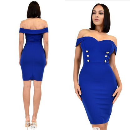 Alma dress (blue)