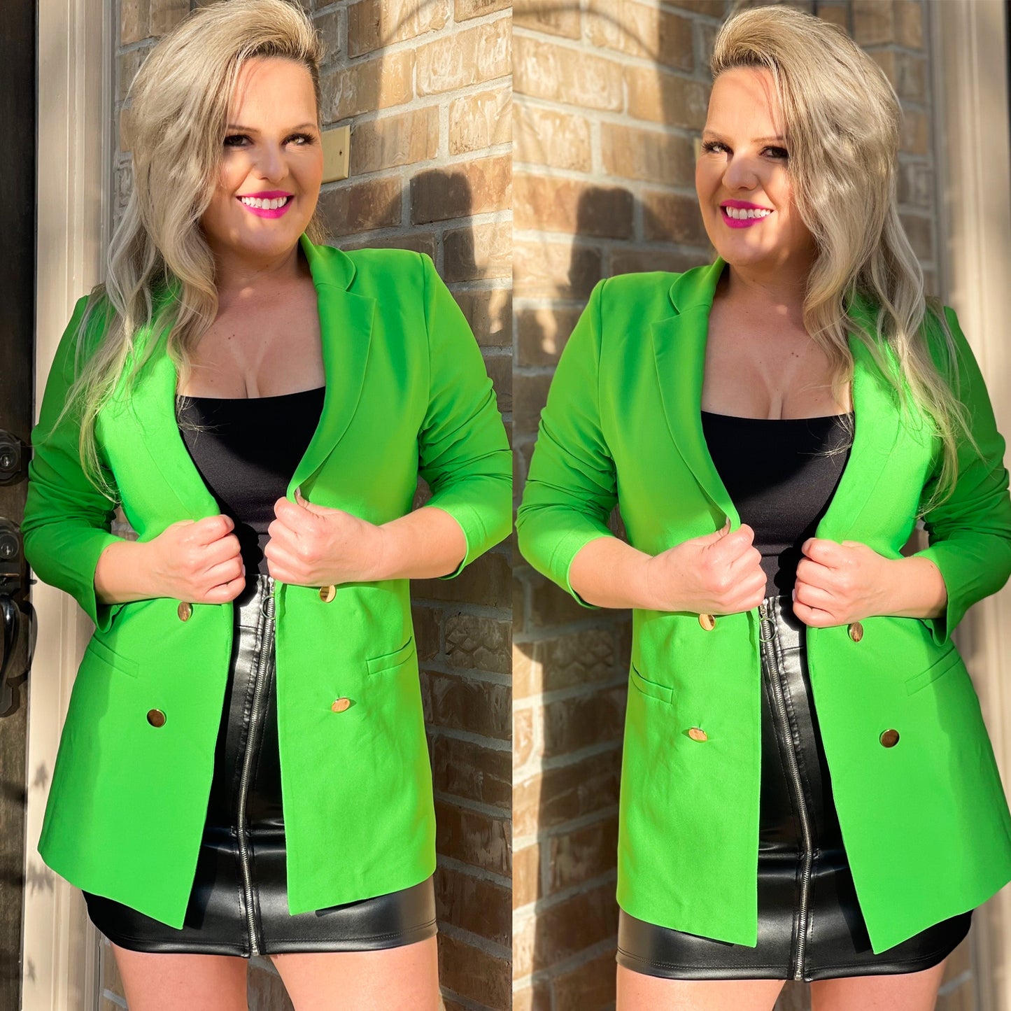 Bloom blazer (green)