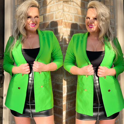 Bloom blazer (green)