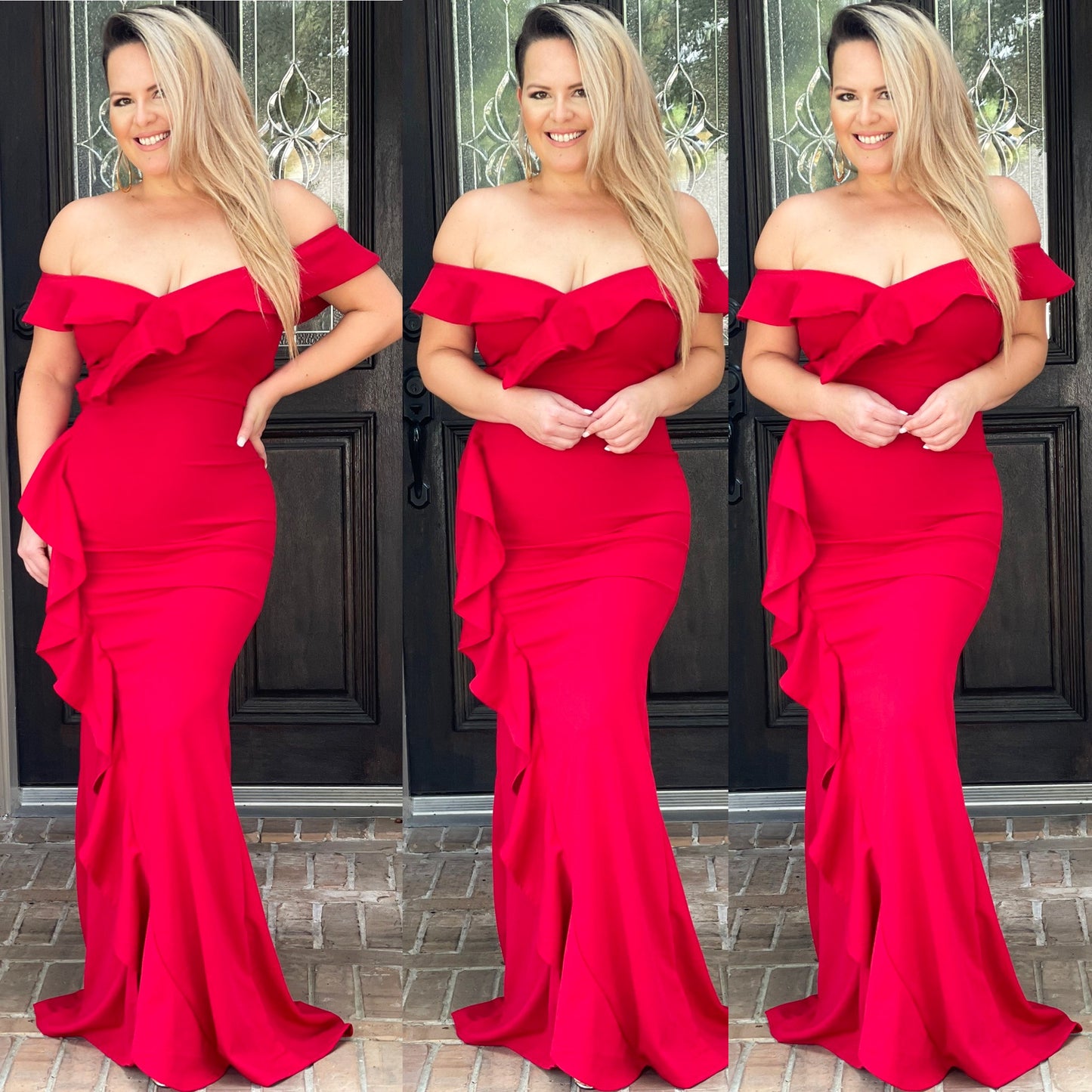 Allure Maxidress (red)