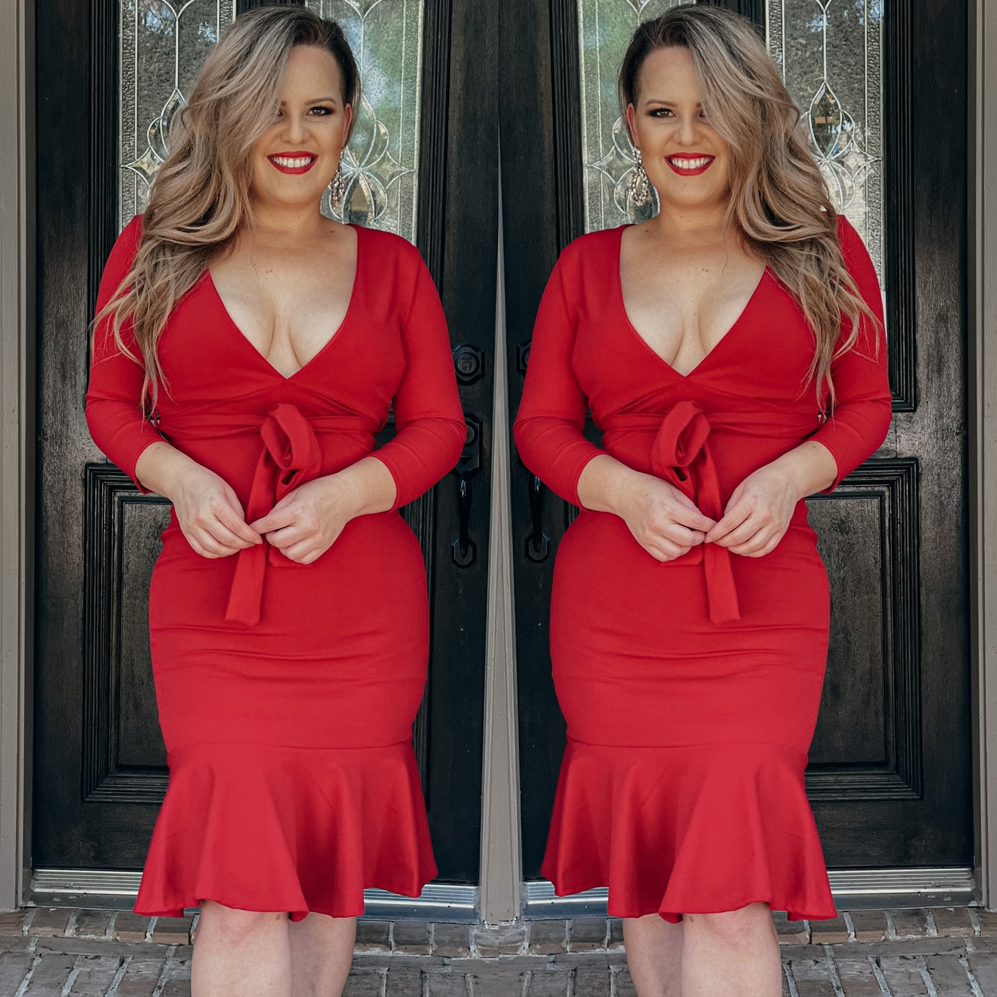 Antonia dress (red)