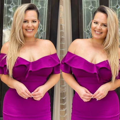 Seductive dress (magenta)