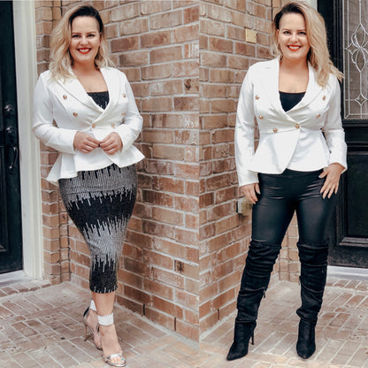 Perfect white blazer - KARINA’S  BOUTIQUE