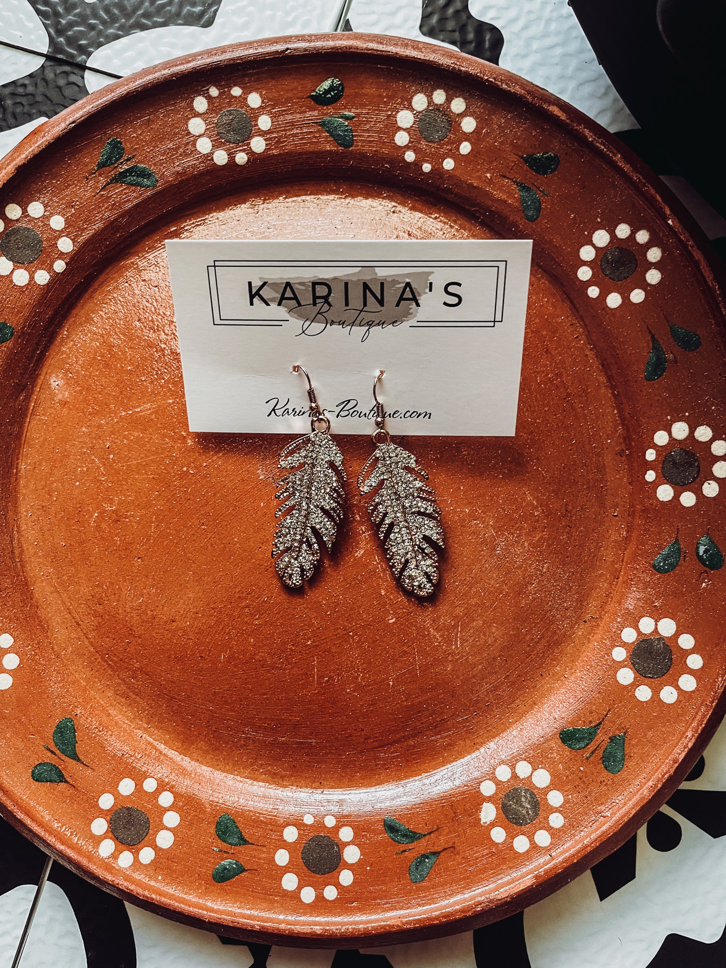 Leaf earrings