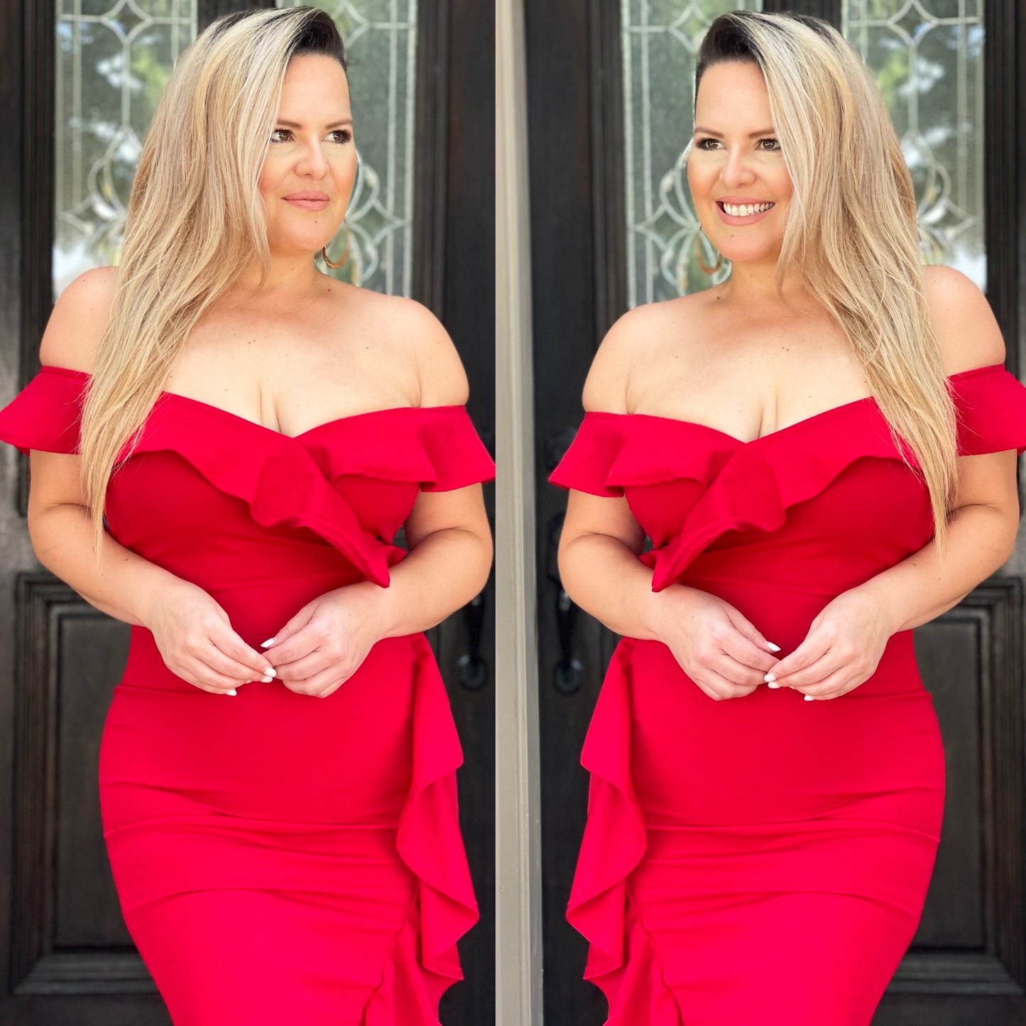 Allure Maxidress (red)